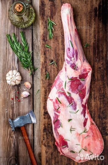 Мясо, баранина, порода романовские, рубленные