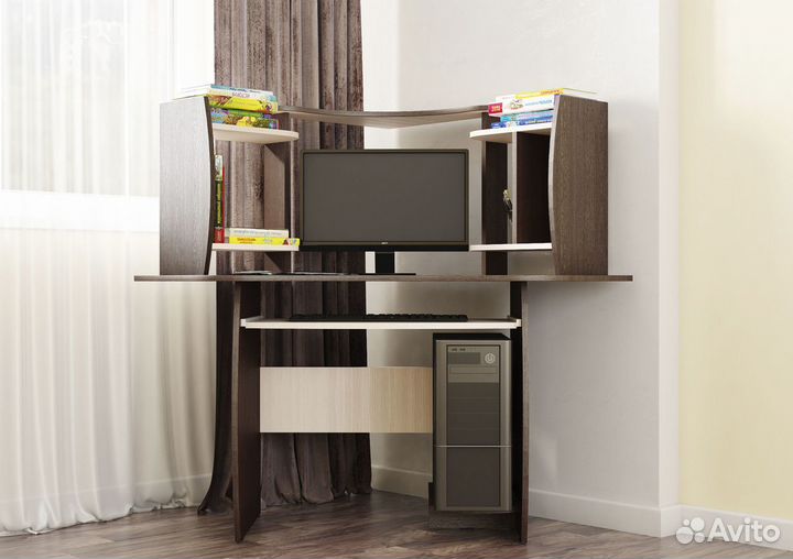 Стол компьютерный. Угловой, прямой. В ассортименте