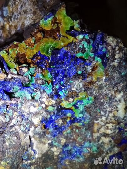 Азурит. Малахит. Заринит