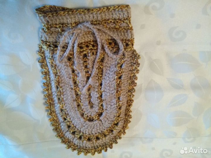 Мочалка - рукавичка из джута