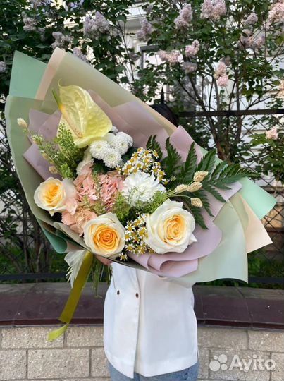 Живые цветы букеты