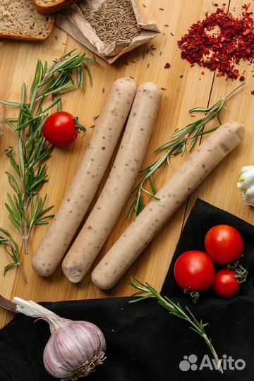 Сосиски для хотдогов с травами гриль халяль