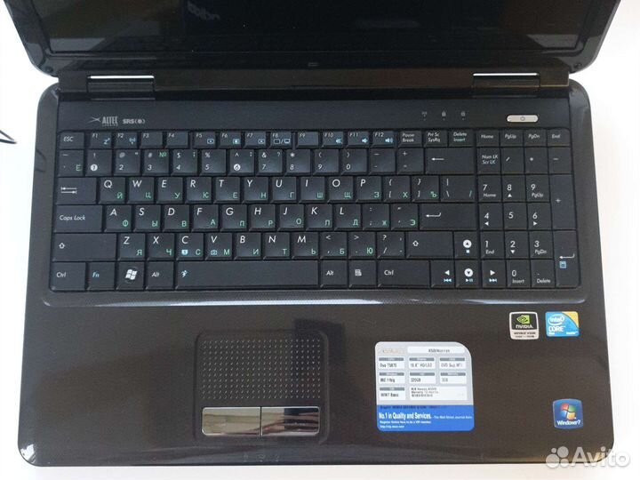 Ноутбук asus k50in