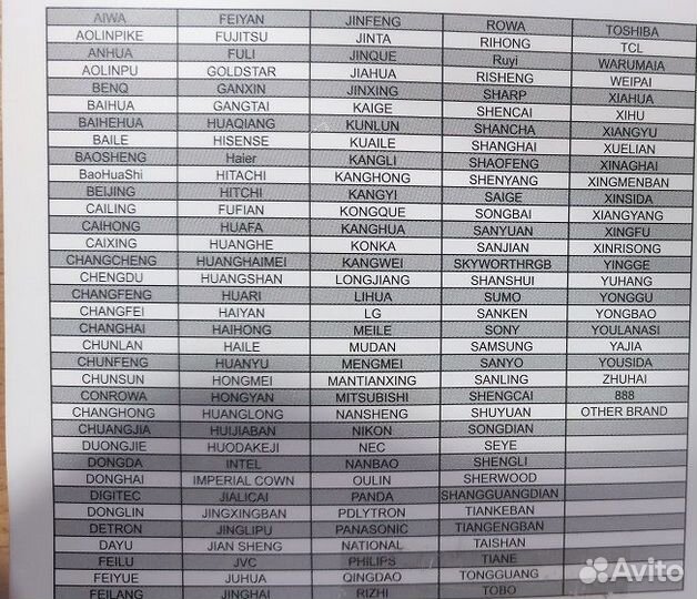 Пульт тв JS-3002А (универсальный)