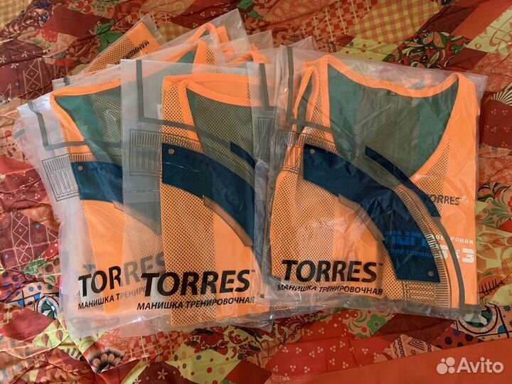 Манишки двусторонние Torres, размер Junior