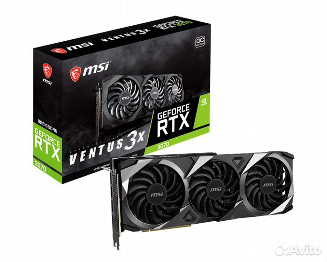 Видеокарта MSI GeForce RTX 3070 ventus 3X OC