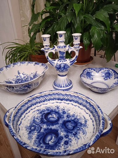 Гжель (авторские работы)