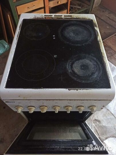 Плита beko CE 58100 белый стеклокерамика