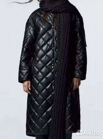 Стеганое пальто