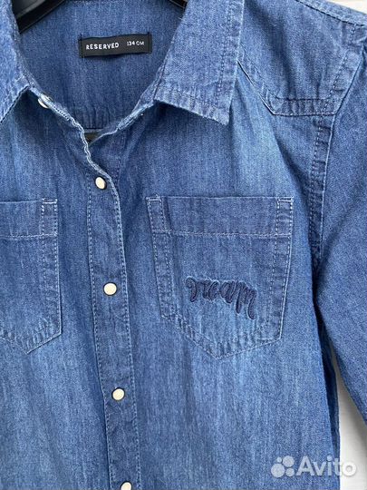 Рубашка из denim