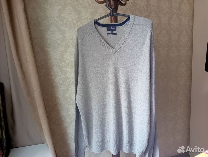 Мужской полувер,шерсть 100%,новый