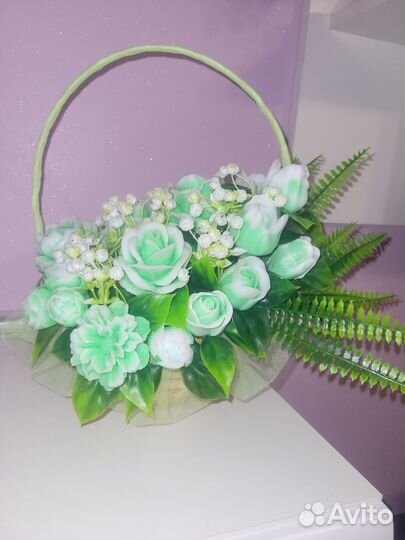 Букеты ручной работы из мыла