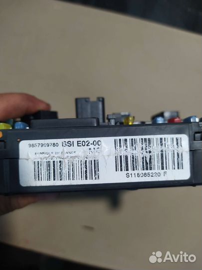 Блок BSI E02-00 peugeot 206