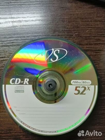 Диски CD-R VS 700 мб