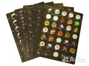 Альбом Цветной для пивных крышек с листами