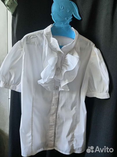 Белая рубашка для девочки