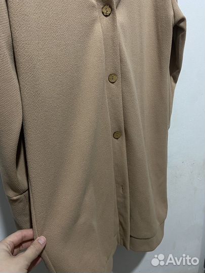 Кардиган женский длинный теплый