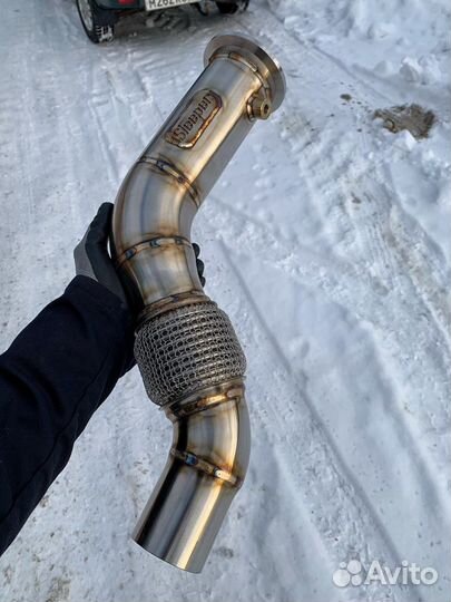 Даунпайп(downpipe) BMW M50d (x5, x6, 550)