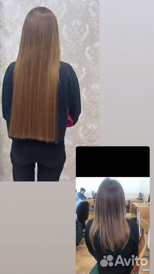 Наращивание волос модель