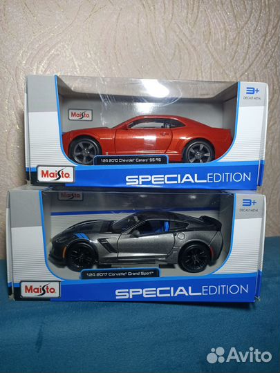 Maisto Chevrolet Camaro, Corvette Grand 1:24