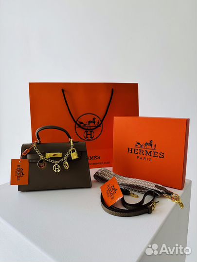 Сумка женская Hermes kelly премиум