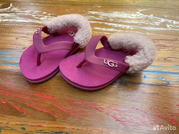 Новые Сланцы UGG детские, Оригинал р.20-21 из США