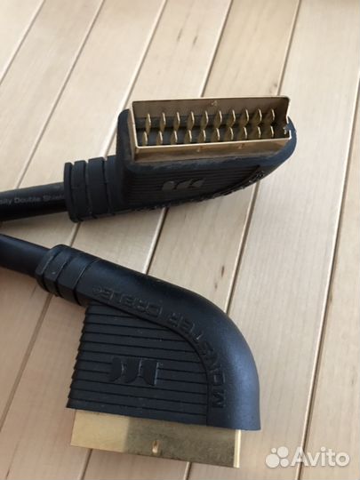 Scart cabel Monster Video 2 (Gold) - 2 метра