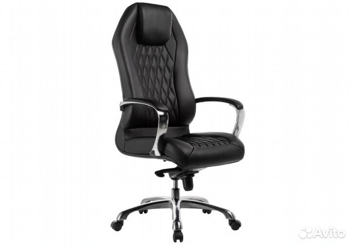 Компьютерное кресло Damian black - satin chrome