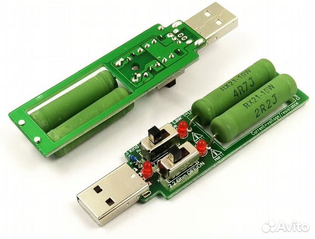 USB нагрузочный тестер резистор, адаптер свитч