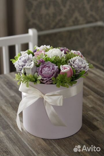 Букет из мыла ручной работы