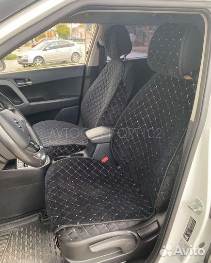 Накидки на сиденья из велюра