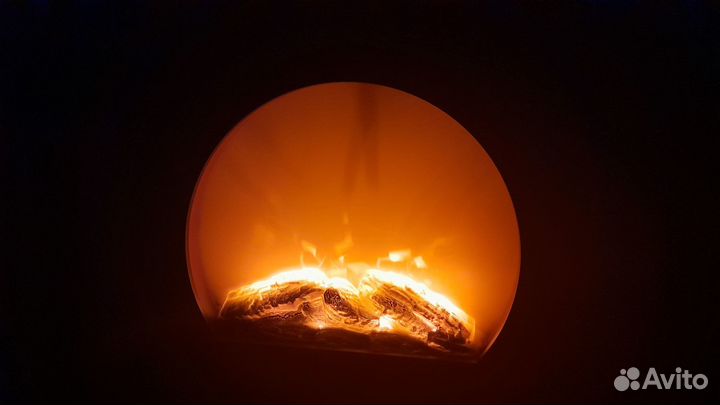 Светодиодный камин лаунж с эффектом живого огня