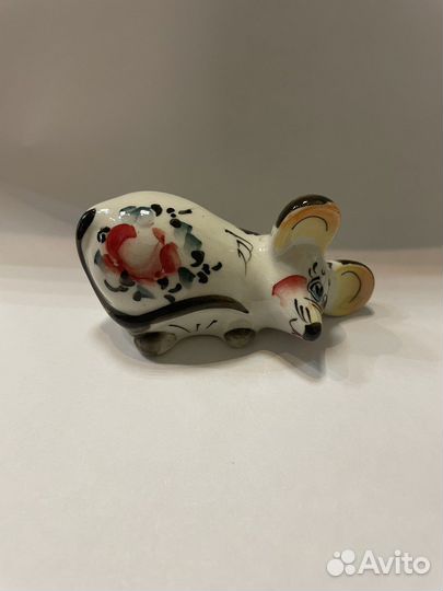 Статуэтка Цветная «Мышь»