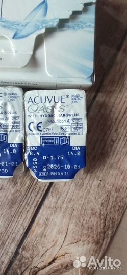 Линзы контактные acuvue oasys двухнедельные