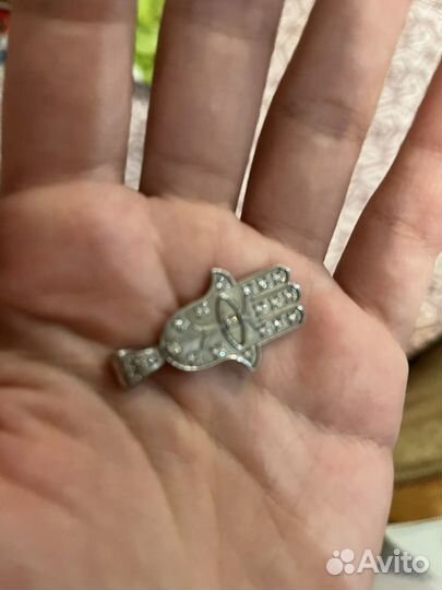 Кулон серебро