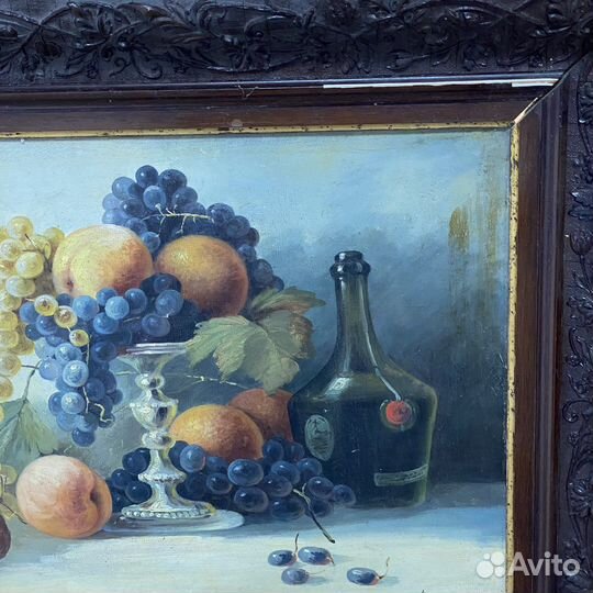 Антикварная картина, Хрусталев А.И., масло/холст