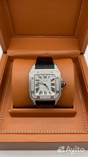 Унисекс часы Cartier Santos 100