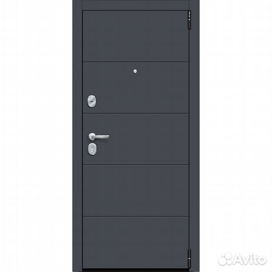 Входная Дверь Porta R-3 4П61 Graphite Pro Бьянко З