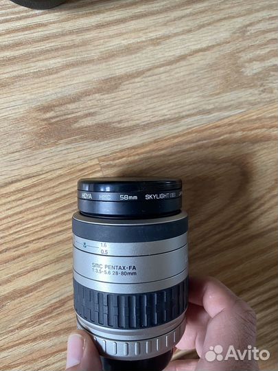 Зеркальный фотоаппарат Pentax Mz7 с объективами