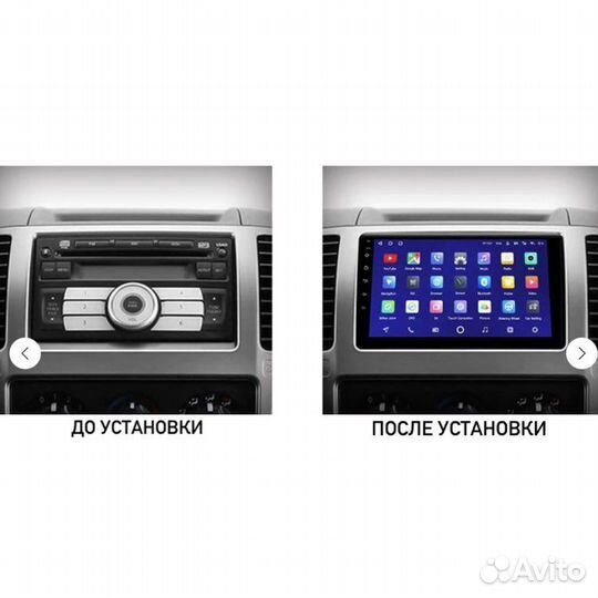 Штатная андроид Магнитола Nissan Navara 2004-2010
