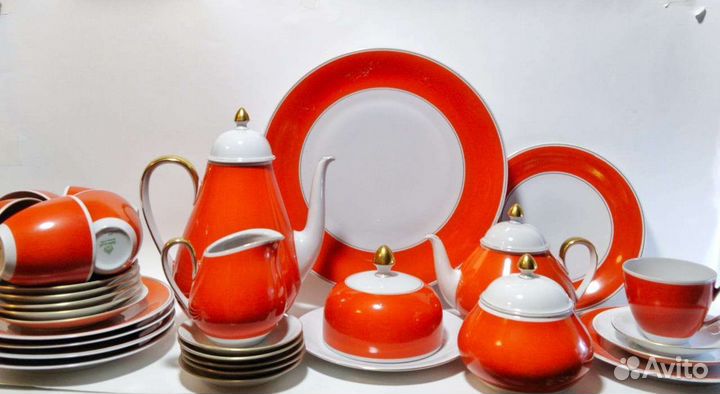 Сервиз чайный гдр Volkstedt