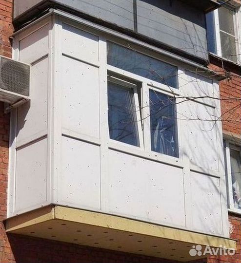 Пластиковый балкон пвх