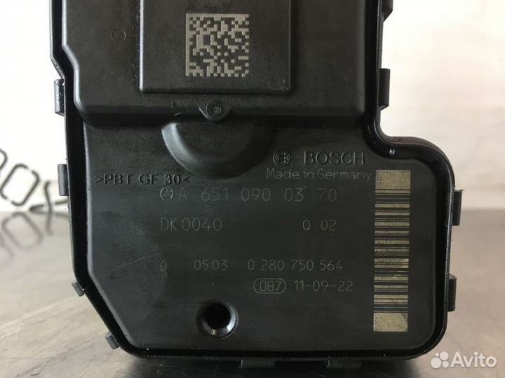 Заслонка дроссельная Mercedes E-Class W212 OM651