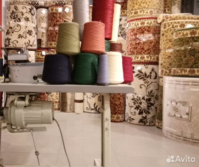 Оверлок и раскрой ковровых покрытий,дорожек