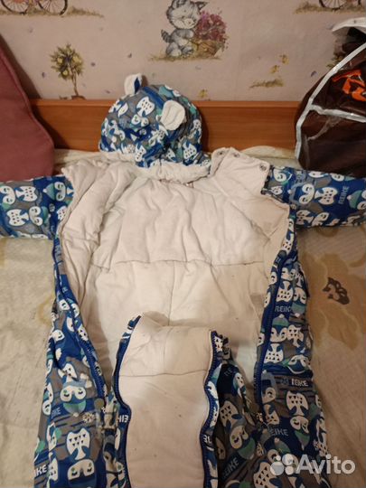 Детский зимний комбинезон 92 и куртку 86