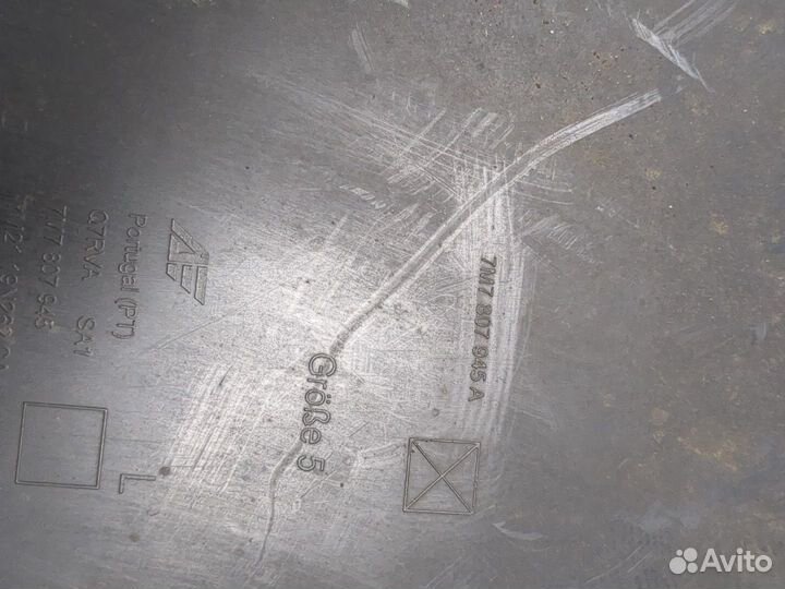 Юбка бампера нижняя левая передняя Seat Alhambra, 2009