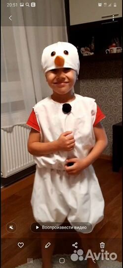 Новогодний костюм волка, дракона, рыцаря, снеговик