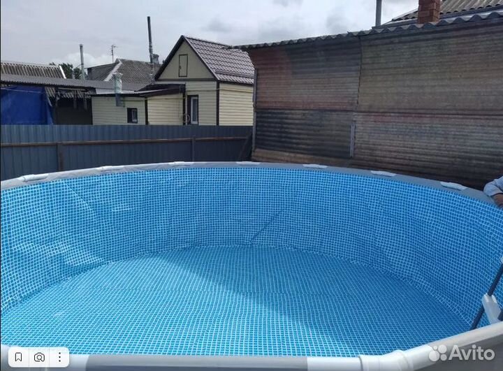 Каркасный бассейн intex 26726 457х122