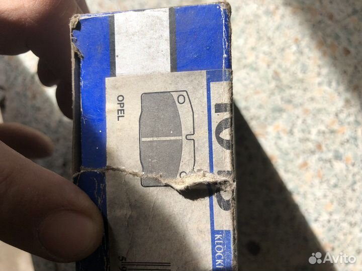 Колодки тормозные на Опель