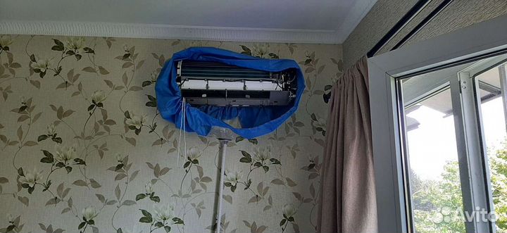 Установка,монтаж сплит систем,Закладка трасс